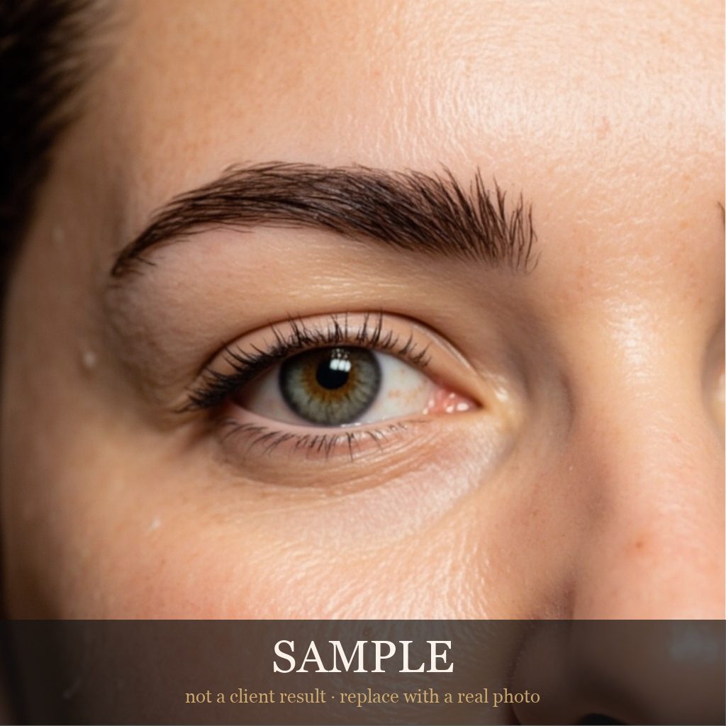 Sample image standing in for a healed combo brows result