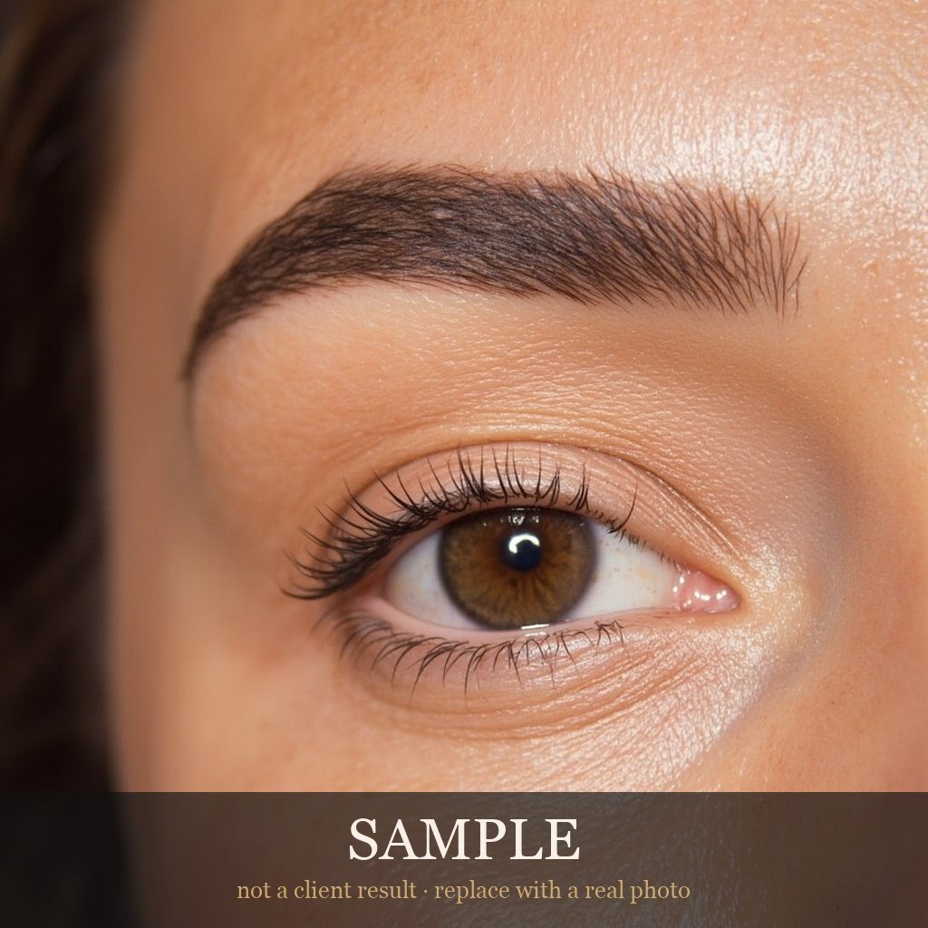 Sample image standing in for a healed powder brows result